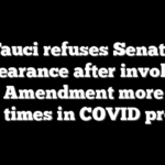 Fauci refuses Senate appearance after invoking Fifth Amendment more than 100 times in COVID probe