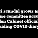 Fauci scandal grows as top House committee accuses Biden Cabinet official of hiding COVID diary