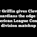 Foster Griffin gives Cleveland Guardians the edge in American League Central division matchup