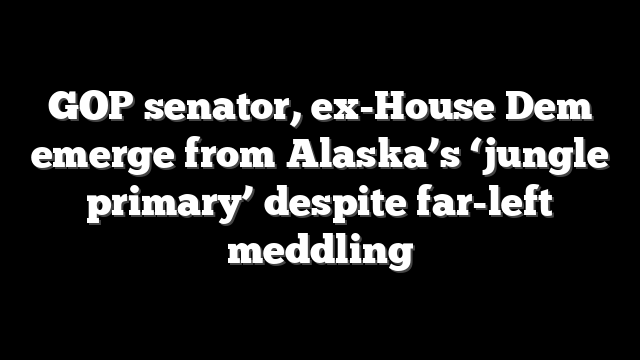 GOP senator, ex-House Dem emerge from Alaska’s ‘jungle primary’ despite far-left meddling