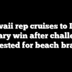 Hawaii rep cruises to Dem primary win after challenger arrested for beach brawl