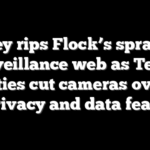 Hawley rips Flock’s sprawling surveillance web as Texas cities cut cameras over privacy and data fears