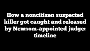 How a noncitizen suspected killer got caught and released by Newsom-appointed judge: timeline