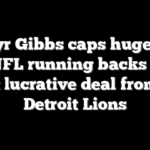 Jahmyr Gibbs caps huge week for NFL running backs with most lucrative deal from the Detroit Lions