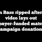 Karen Bass ripped after viral video lays out taxpayer-funded match of campaign donations