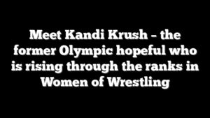 Meet Kandi Krush – the former Olympic hopeful who is rising through the ranks in Women of Wrestling