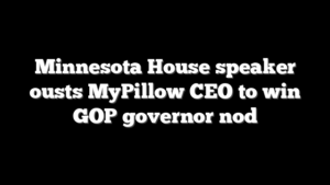 Minnesota House speaker ousts MyPillow CEO to win GOP governor nod