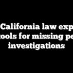 New California law expands DNA tools for missing persons investigations