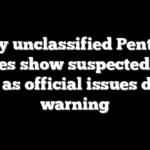 Newly unclassified Pentagon images show suspected drug boats as official issues deadly warning