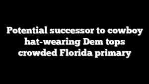 Potential successor to cowboy hat-wearing Dem tops crowded Florida primary