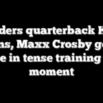 Raiders quarterback Kirk Cousins, Maxx Crosby get into scuffle in tense training camp moment
