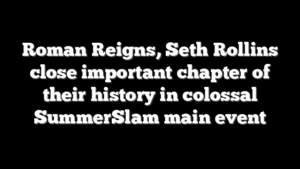 Roman Reigns, Seth Rollins close important chapter of their history in colossal SummerSlam main event