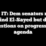 SEE IT: Dem senators rally behind El-Sayed but duck questions on progressive agenda