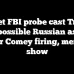 Secret FBI probe cast Trump as possible Russian asset after Comey firing, memos show