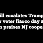 Sherrill escalates Trump fight over voter fiasco day after Mullin praises NJ cooperation