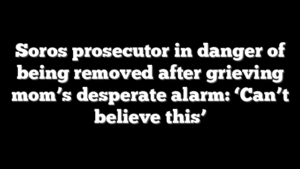 Soros prosecutor in danger of being removed after grieving mom’s desperate alarm: ‘Can’t believe this’
