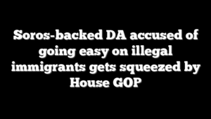 Soros-backed DA accused of going easy on illegal immigrants gets squeezed by House GOP