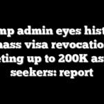 Trump admin eyes historic mass visa revocation targeting up to 200K asylum seekers: report