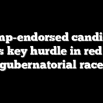Trump-endorsed candidate clears key hurdle in red state gubernatorial race
