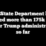 US State Department has yanked more than 175k visas under Trump administration so far