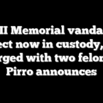 WWII Memorial vandalism suspect now in custody, to be charged with two felonies, Pirro announces