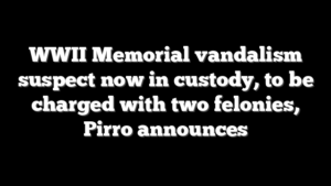 WWII Memorial vandalism suspect now in custody, to be charged with two felonies, Pirro announces