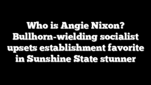 Who is Angie Nixon? Bullhorn-wielding socialist upsets establishment favorite in Sunshine State stunner