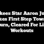 Yankees Star Aaron Judge Takes First Step Toward Return, Cleared For Light Workouts