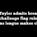 Zac Taylor admits breaking NFL challenge flag rule for 8 years as league makes change