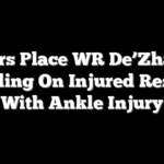49ers Place WR De’Zhaun Stribling On Injured Reserve With Ankle Injury
