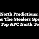 AFC North Predictions: Who Takes The Steelers Spot As The Top AFC North Team?