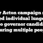 Amy Acton campaign says armed individual lunged at Ohio governor candidate, injuring multiple people