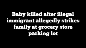Baby killed after illegal immigrant allegedly strikes family at grocery store parking lot