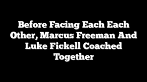 Before Facing Each Each Other, Marcus Freeman And Luke Fickell Coached Together