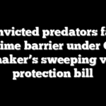Convicted predators face lifetime barrier under GOP lawmaker’s sweeping victim protection bill