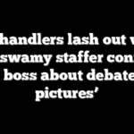 Dem handlers lash out when Ramaswamy staffer confronts their boss about debate: ‘No pictures’