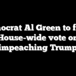 Democrat Al Green to force House-wide vote on impeaching Trump