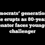 Democrats’ generational battle erupts as 80-year-old senator faces younger challenger