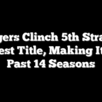 Dodgers Clinch 5th Straight NL West Title, Making It 13 In Past 14 Seasons