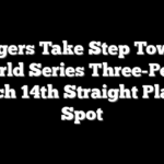 Dodgers Take Step Toward World Series Three-Peat, Clinch 14th Straight Playoff Spot