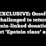 EXCLUSIVE: Ossoff challenged to return Epstein-linked donation or retract ‘Epstein class’ attack