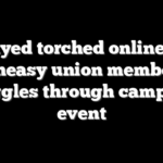 El-Sayed torched online after uneasy union member struggles through campaign event