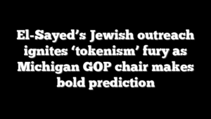 El-Sayed’s Jewish outreach ignites ‘tokenism’ fury as Michigan GOP chair makes bold prediction