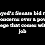 El-Sayed’s Senate bid raises new concerns over a powerful privilege that comes with the job