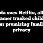 Florida sues Netflix, alleges streamer tracked children after promising families privacy