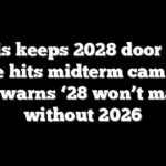 Harris keeps 2028 door open as she hits midterm campaign trail, warns ‘28 won’t matter’ without 2026