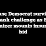 House Democrat survives left-flank challenge as Bernie volunteer mounts insurgent bid