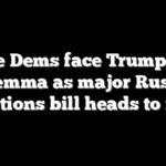 House Dems face Trump tariff dilemma as major Russia sanctions bill heads to floor