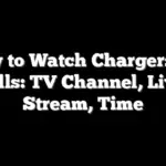 How to Watch Chargers vs. Bills: TV Channel, Live Stream, Time