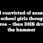 Illegal convicted of assaulting high school girls thought he was free — then DHS dropped the hammer